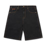 Butter Goods Baggy Denim Shorts Washed Black