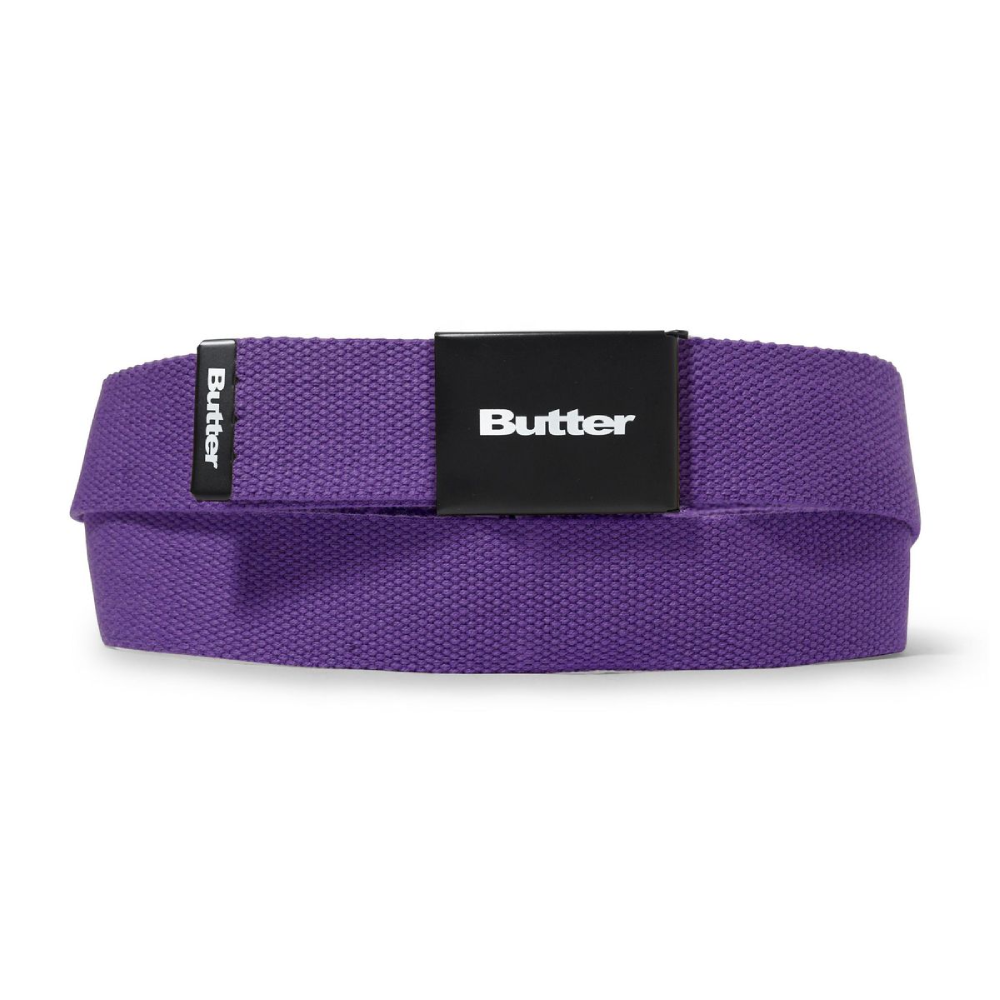 Butter Goods Logo Woven Belt Purple