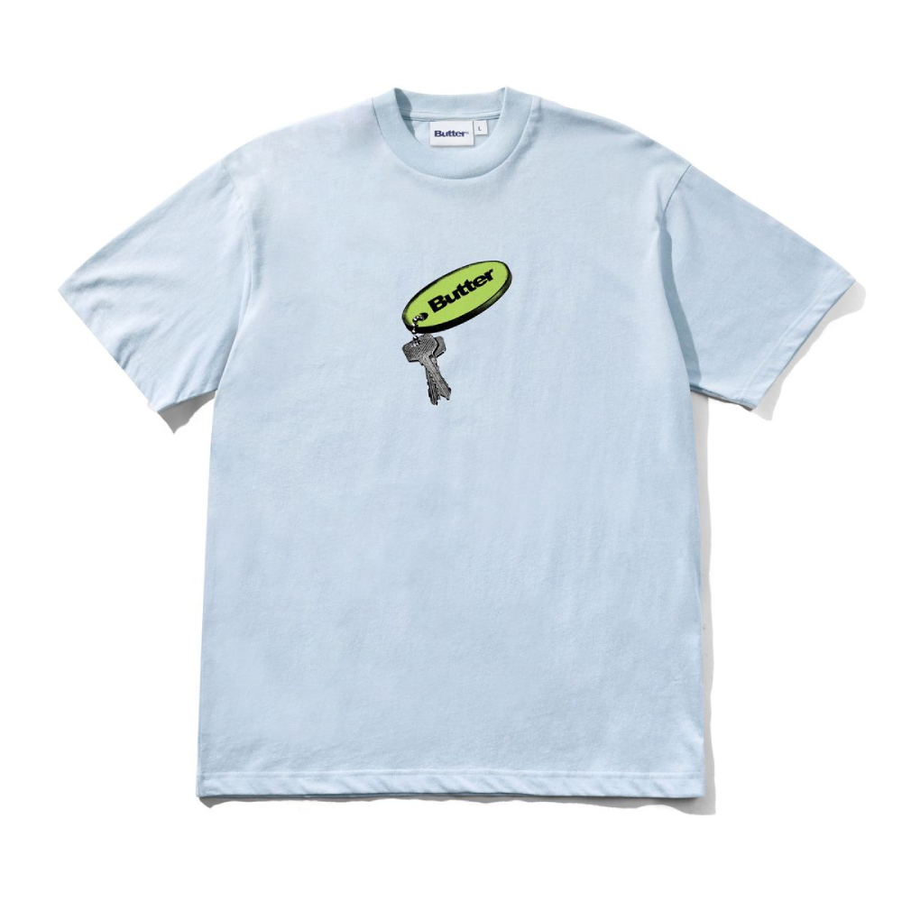 Butter Goods Key Chain T-Shirt Sky