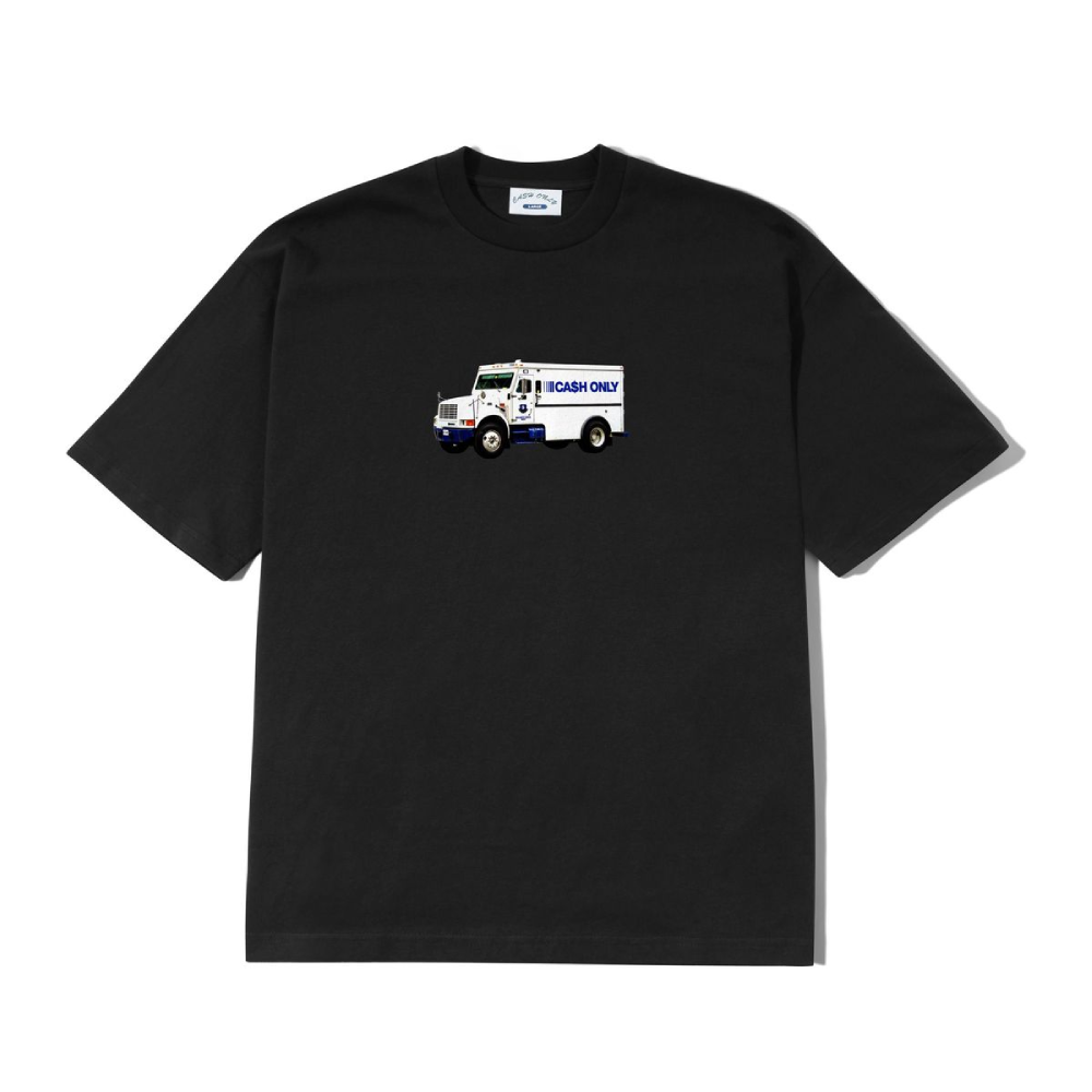 Cash Only Money Truck T-Shirt Black
