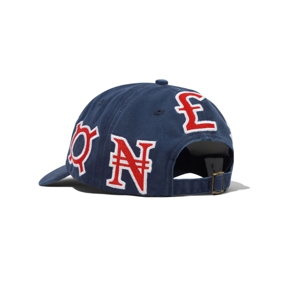 Cash Only Currency 6 Panel Cap Navy