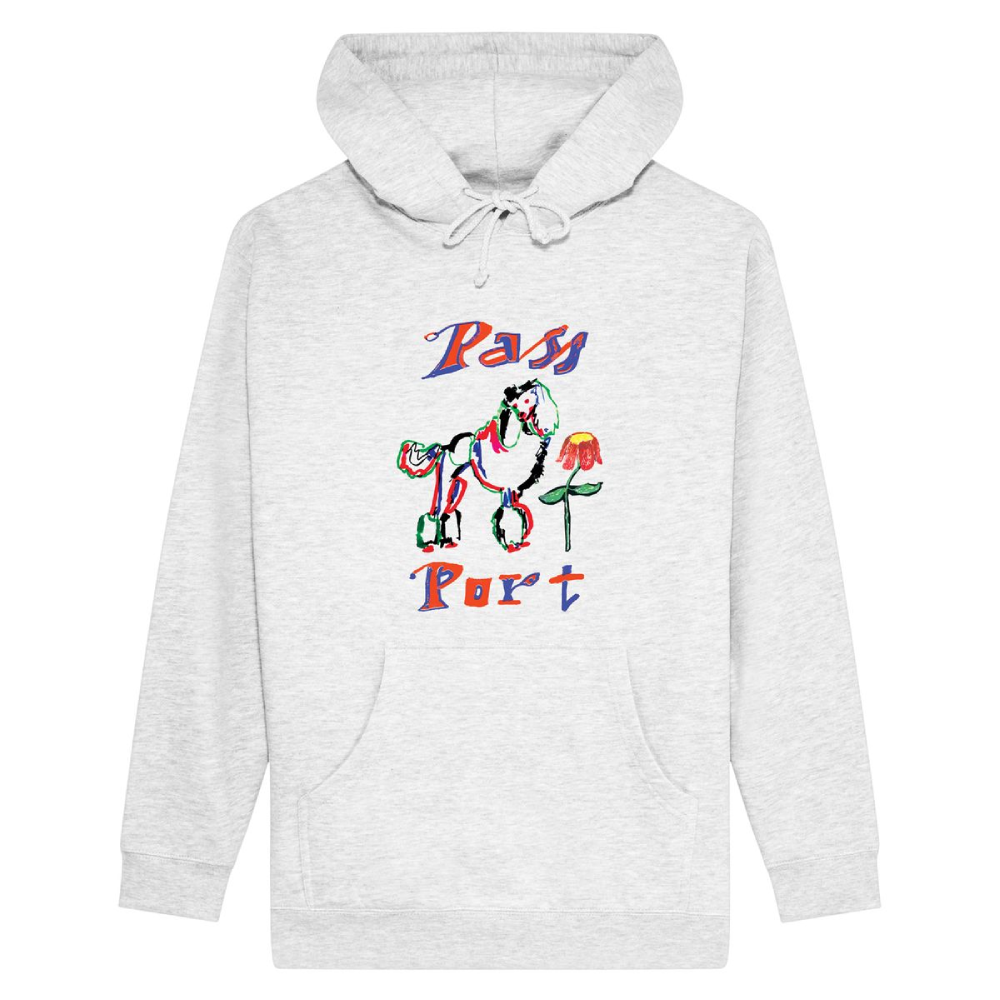 Pass~Port Poodle Organic Hood White Marle