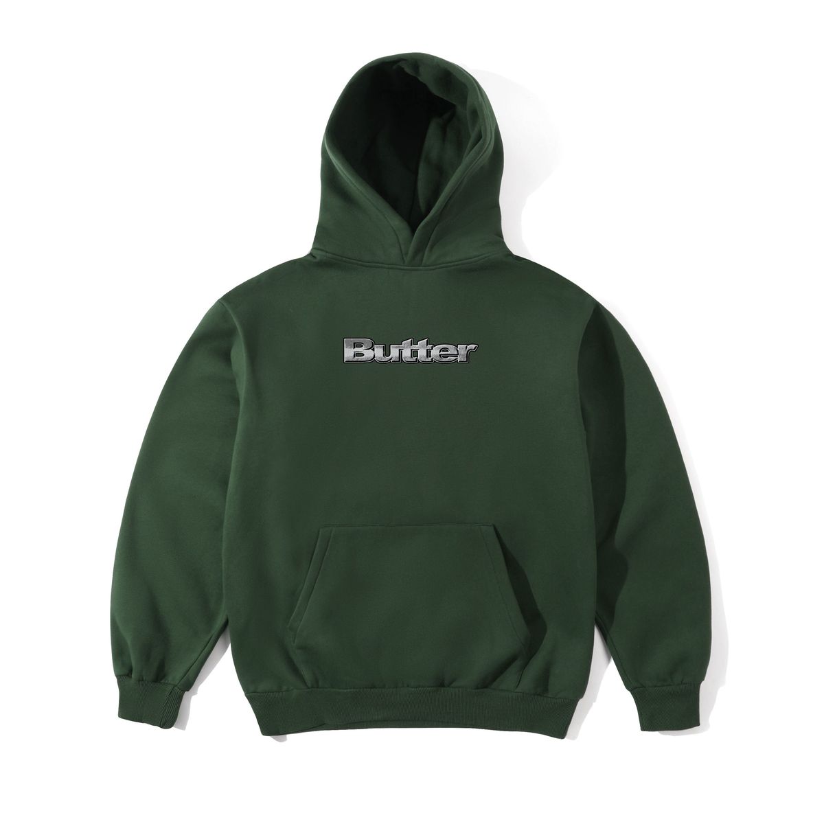 Butter Goods Alloy Logo Pullover Hood Bottle Green
