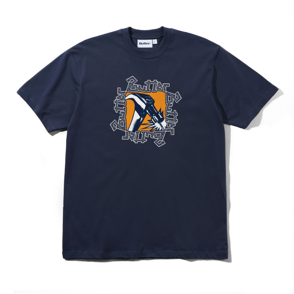 Butter Goods Hammer T-Shirt Midnight