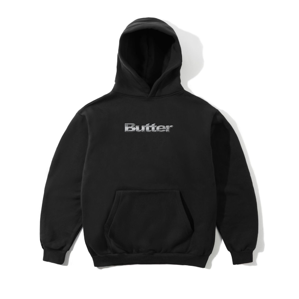 Butter Goods Alloy Logo Pullover Hood Black