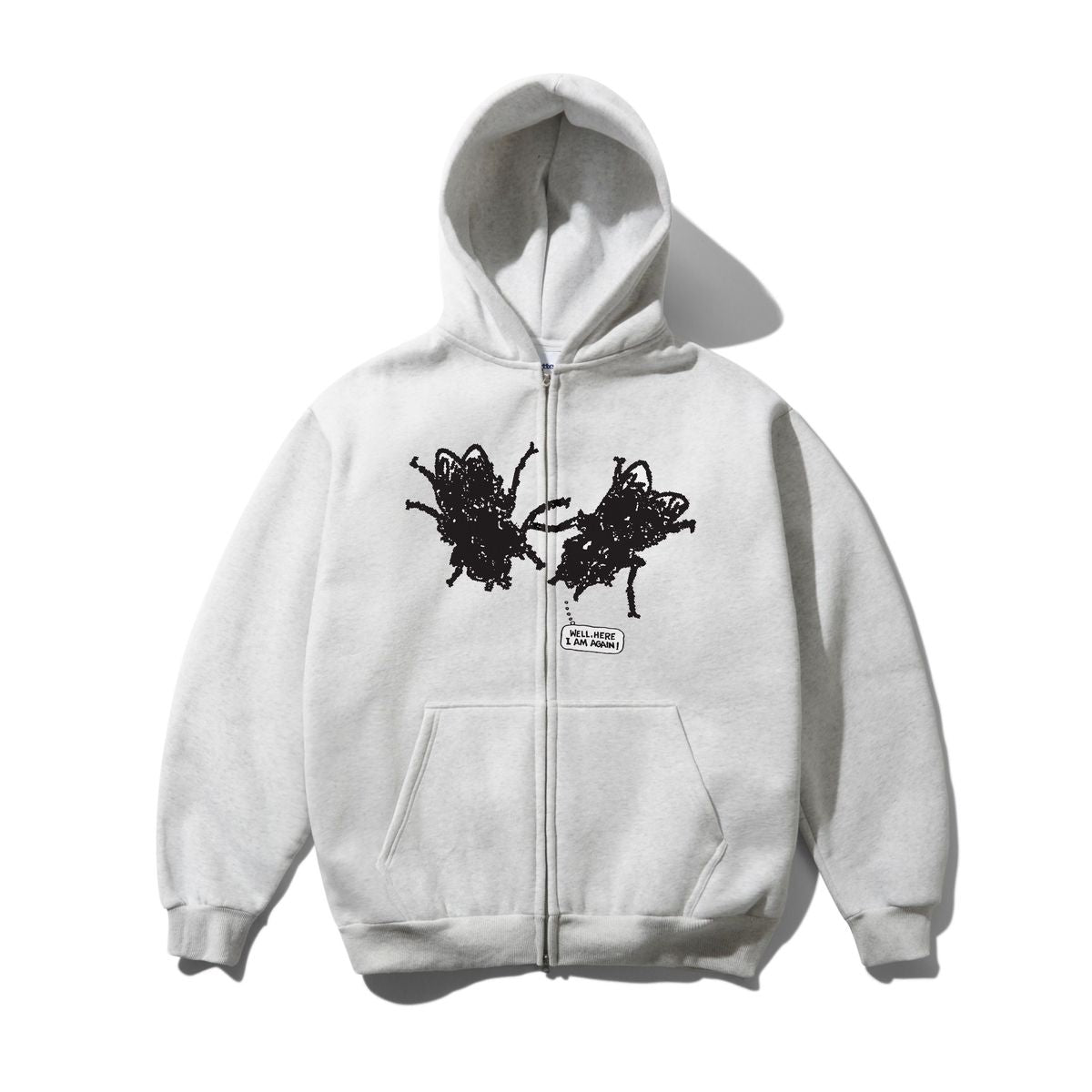 Butter Goods Again Zip-Thru Hood Ash