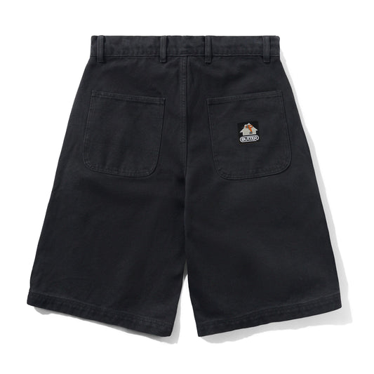 Butter Goods Work Shorts Washed Black