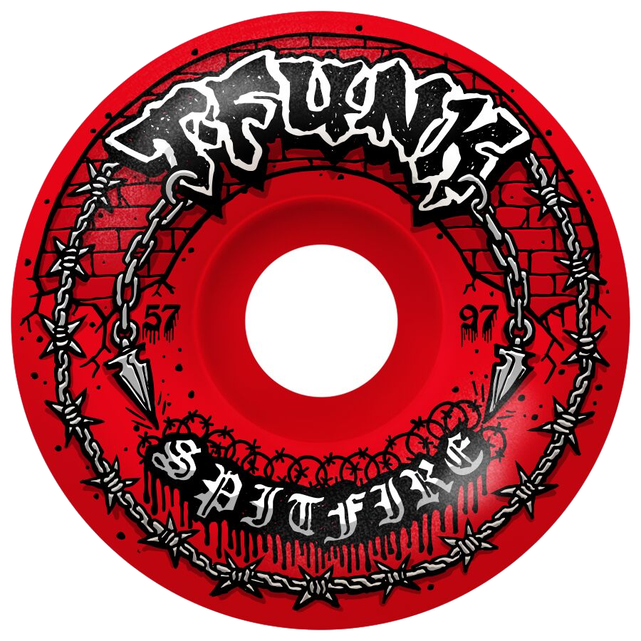 Spitfire Formula Four Tfunk Raw 97D 57mm Red