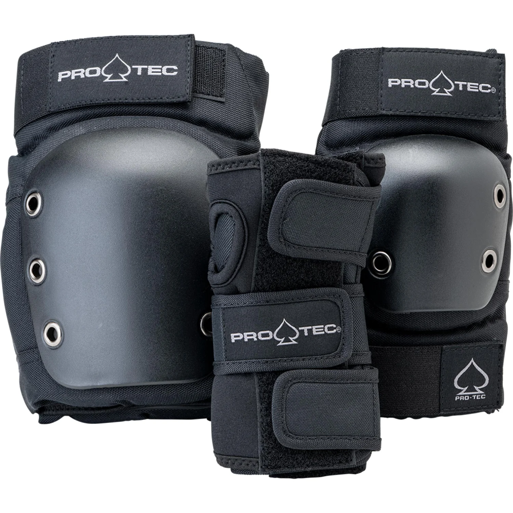 Protec Street Adult 3 Pack Black