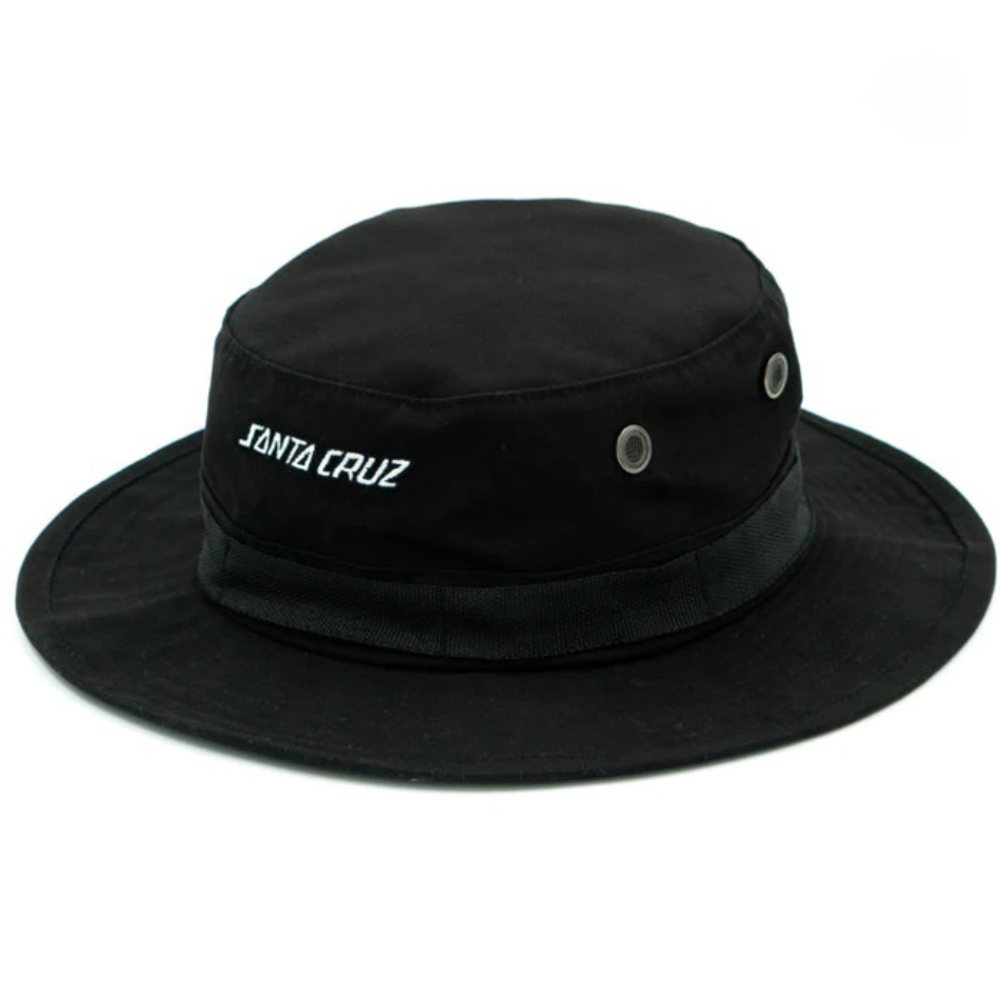 Santa Cruz Classic Strip Boonie Hat Black