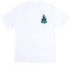 Creature Logo Flame T-Shirt White