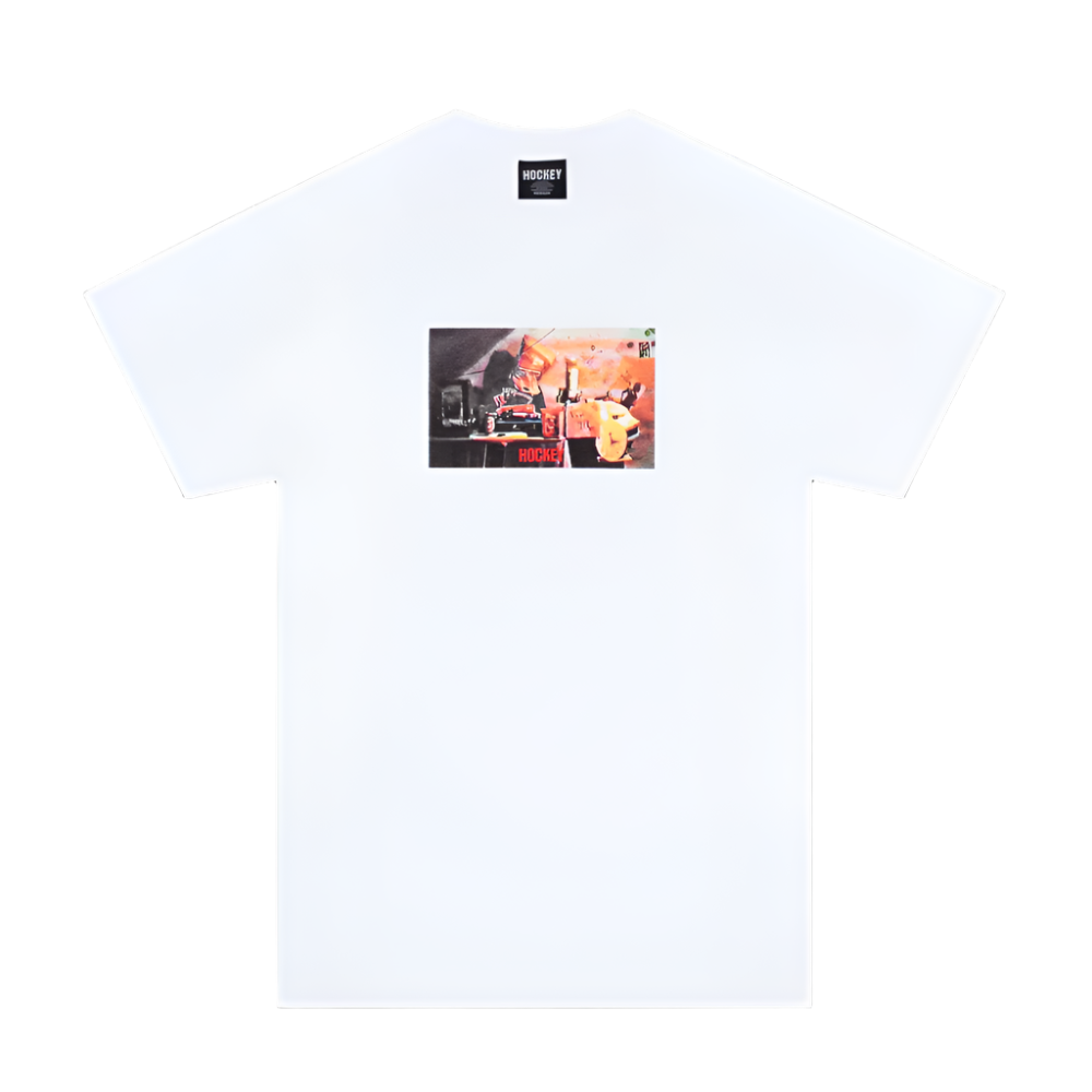 Hockey DJ Baghead T-Shirt White