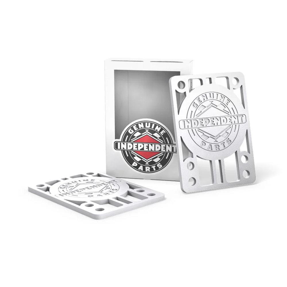 Independent 1/8 Risers White 2 Pack