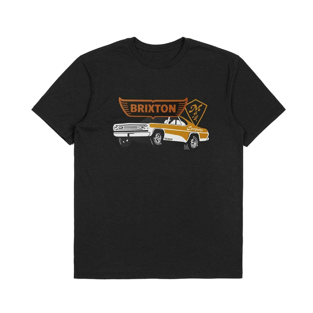 Brixton Barona Heavyweight Relaxed Fit T-Shirt Black