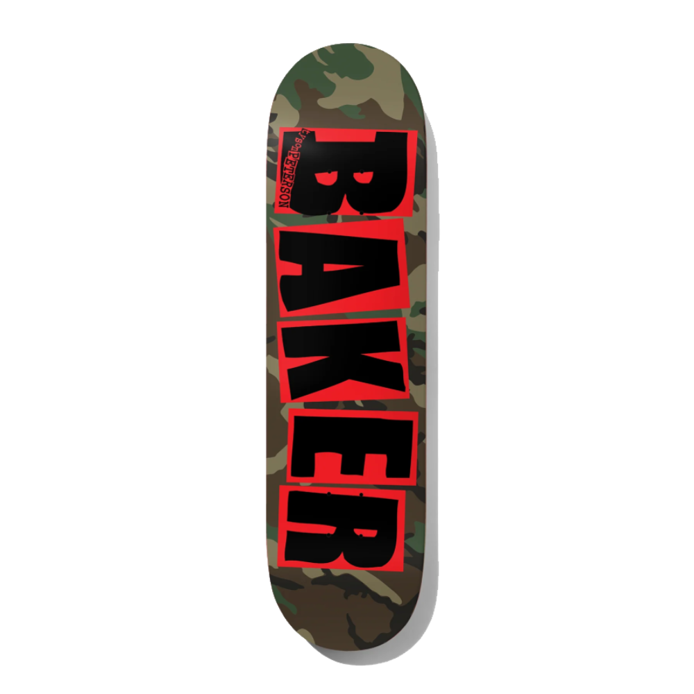 Baker Tyson Peterson Brand Logo Camo Deck 8.25