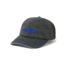 Butter Rounded Logo 6 Panel Cap Washed Black