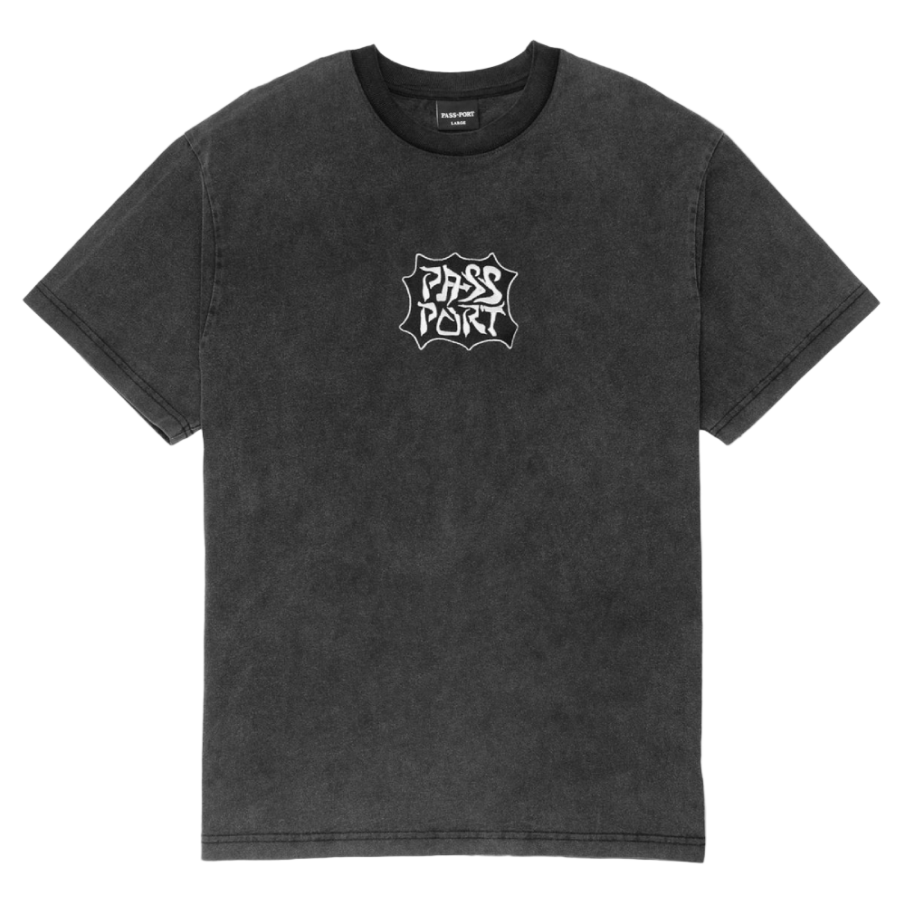 Pass~Port Glyph Acid Black T-shirt
