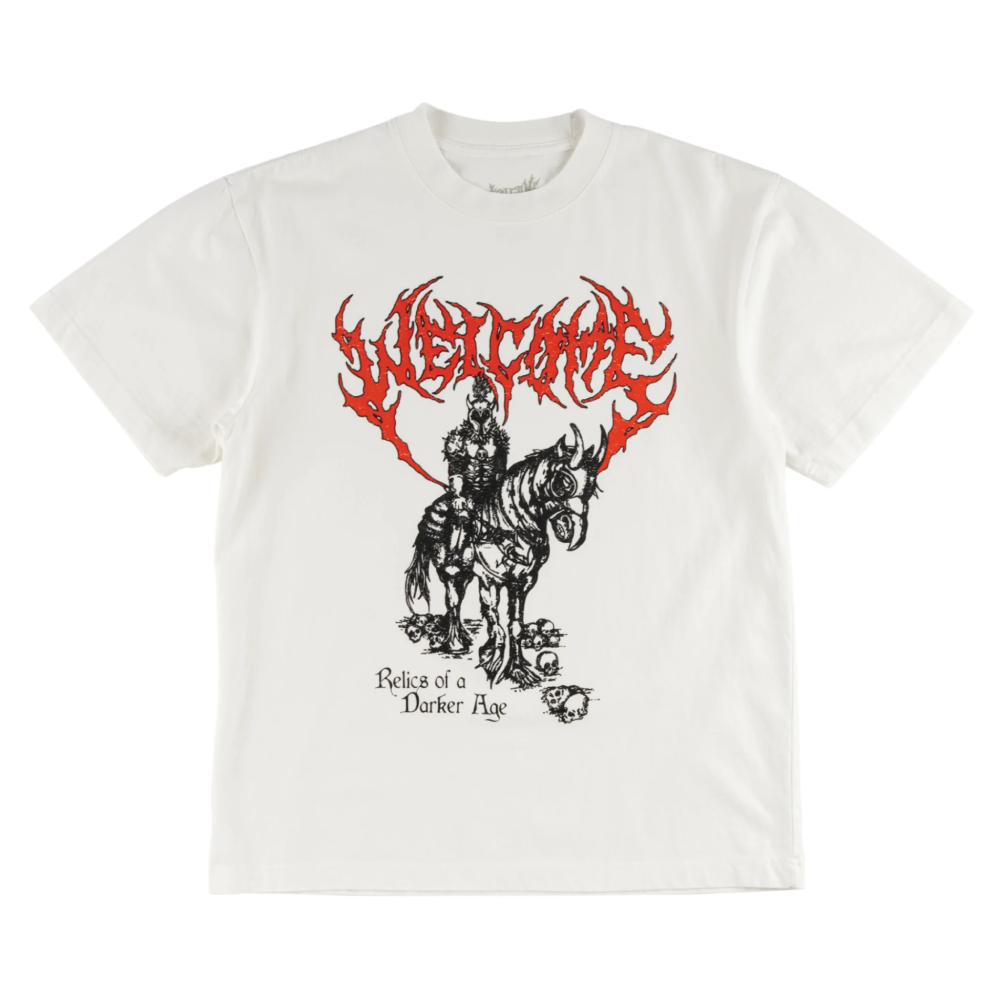 Welcome Relic Box Garment-Dyed T-Shirt White