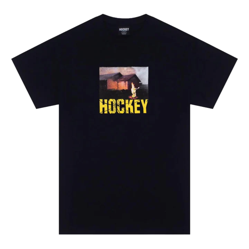 Hockey Windows Up T-Shirt Black