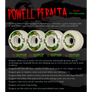 Powell Peralta Dragon Formula 54mm x 32mm 93a White