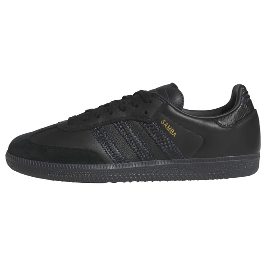 adidas Samba ADV Black/Black/Royal Blue, view 2