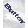 Butter Goods Logo Denim Applique Pullover Hood Ash