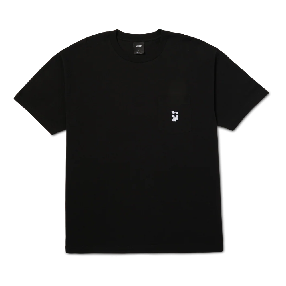Huf Megablast Pocket T-Shirt Black