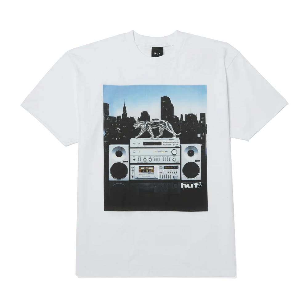 Huf Midnight Radio T-Shirt White