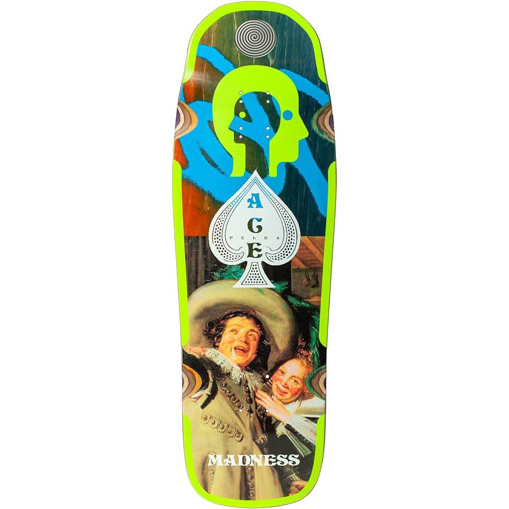 Madness Ace Pelka Blunt R7 Shaped Yellow Trim Deck 10.0