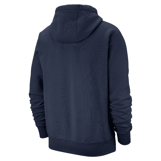 Nike SB Nike Sportswear Club Fleece Blue Hoodie, view 2