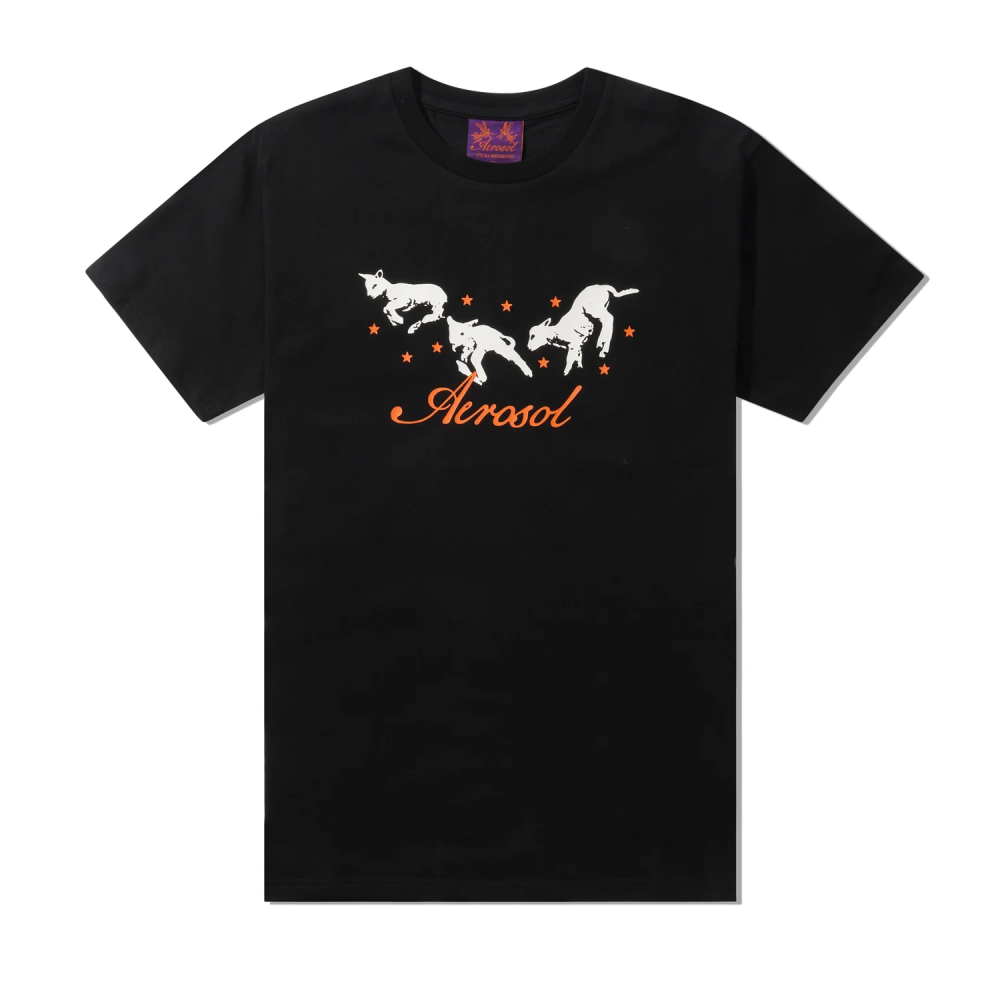 Aerosol Frolic Black T-Shirt