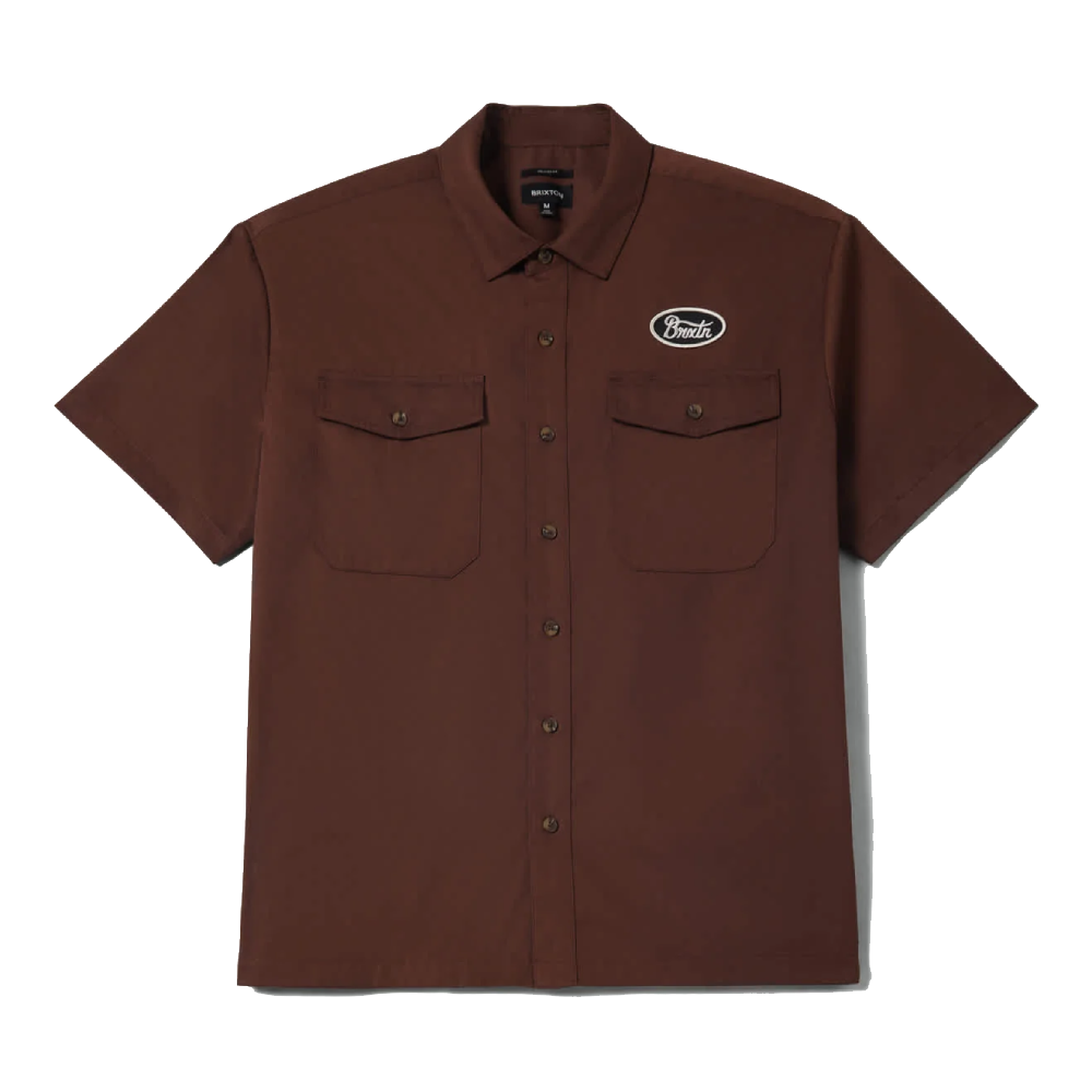 Brixton Builders Olson Chocolate Shirt