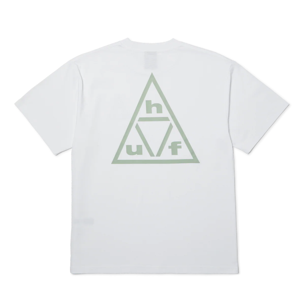 Huf Triple Triangle T-Shirt White/Grey