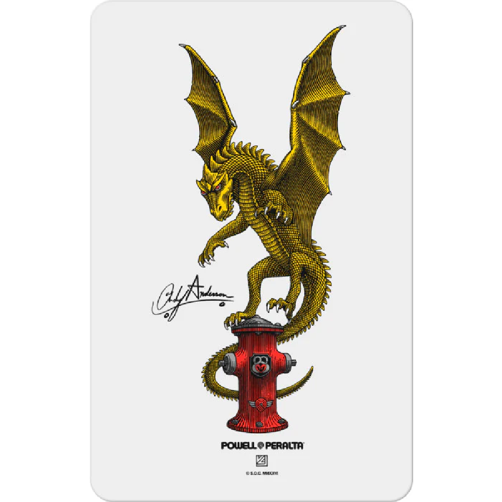 Powell Peralta Andy Anderson Hydrant Dragon Sticker