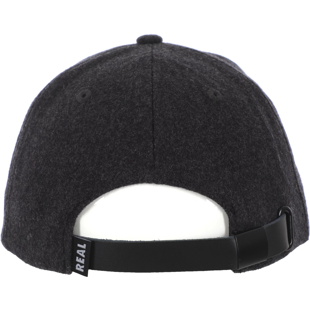 Real Curbs Strapback Cap Charcoal