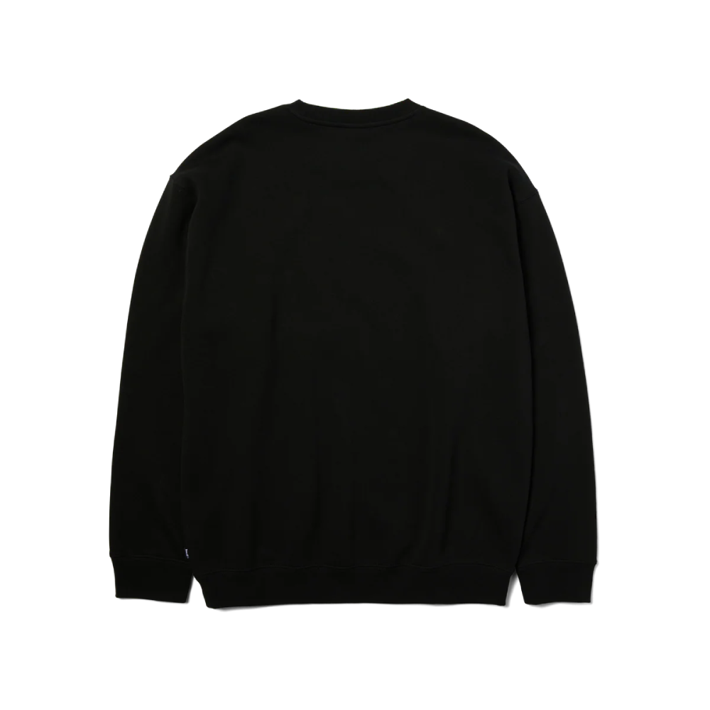 Huf Big Block Crewneck Black