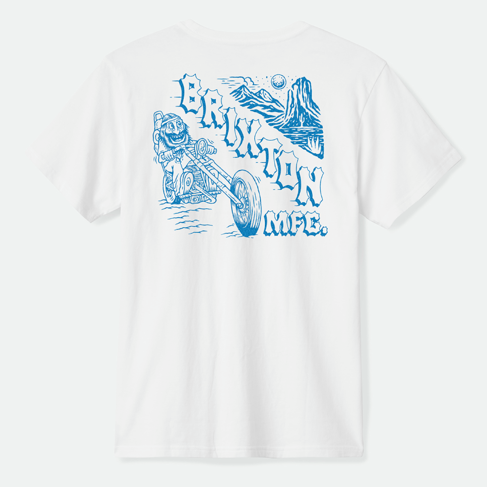 Brixton Pasco Tailored Fit T-Shirt White