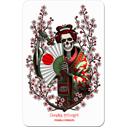 Powell Peralta Sakura Yosozumi Samurai Sticker