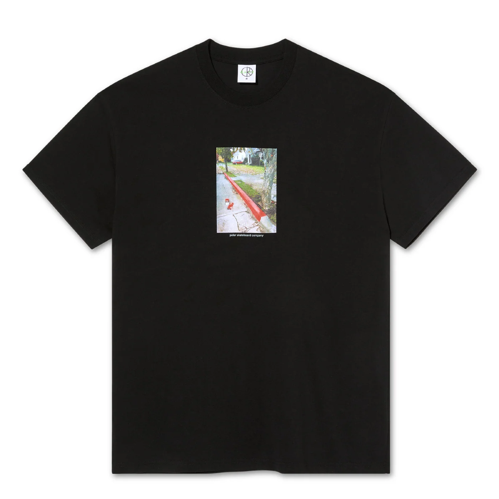 Polar Red Curb T-Shirt Black
