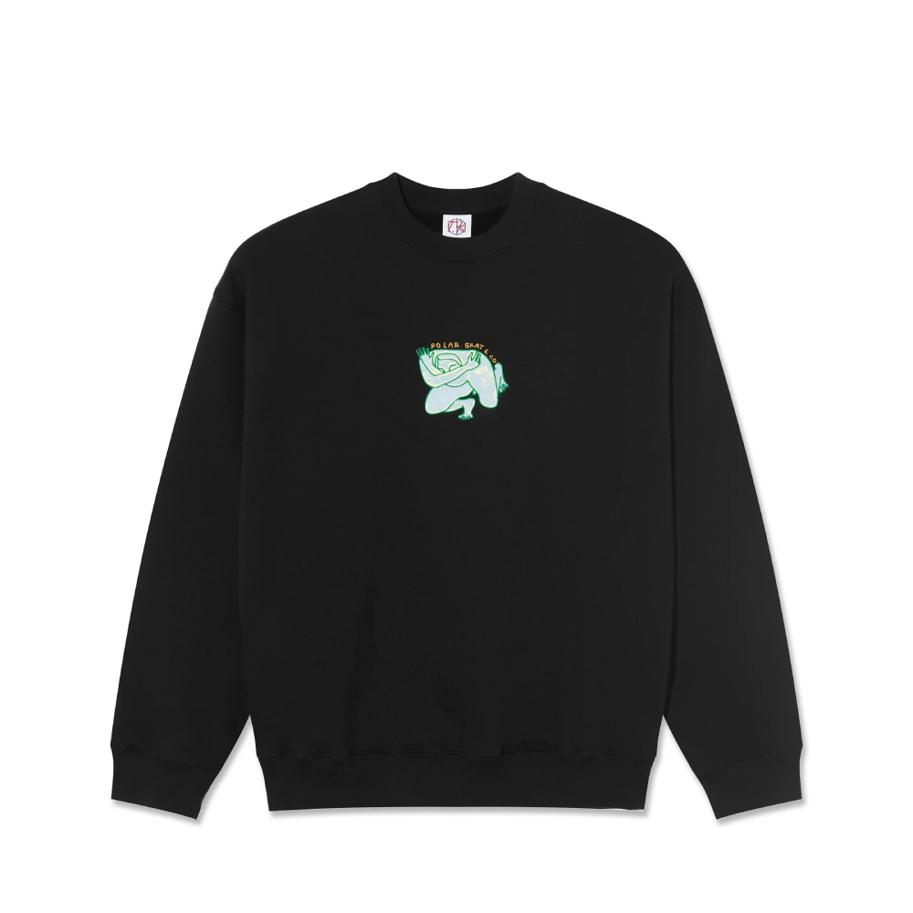 Polar Dave Crewneck Shy Bow Black