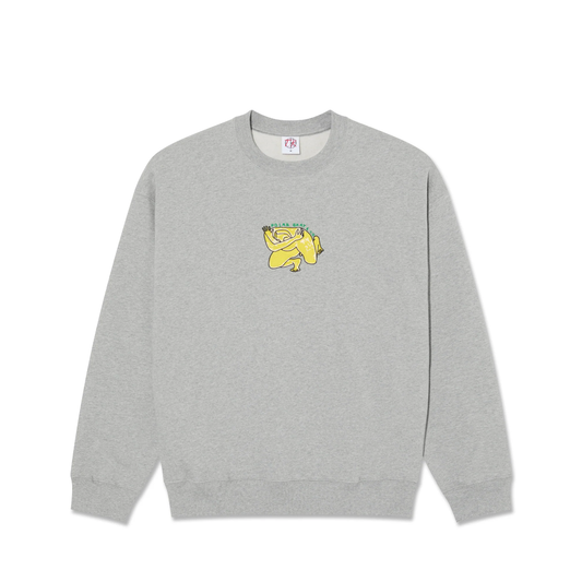 Polar Dave Crewneck Shy Bow Heather Grey