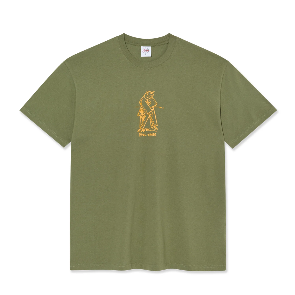 Polar Evol Times T-Shirt Army Green