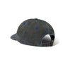 Butter Rounded Logo 6 Panel Cap Washed Black
