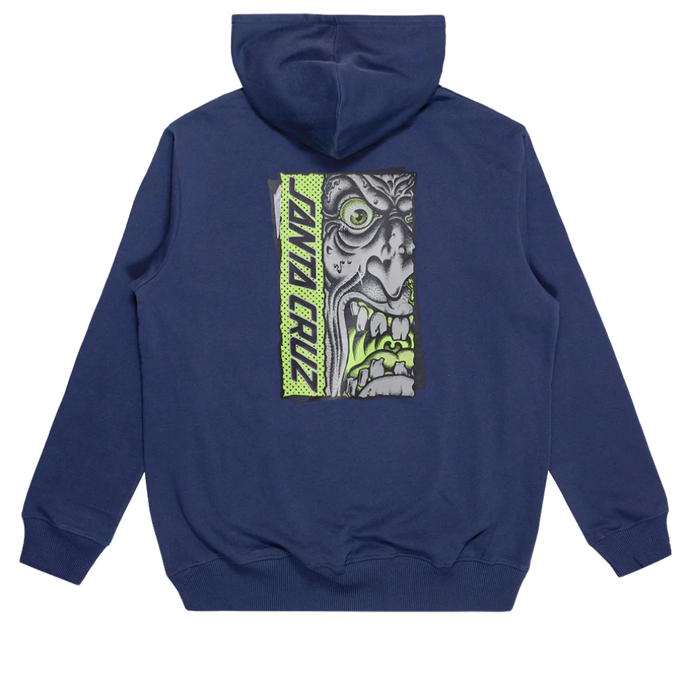 Santa Cruz Roskopp Rigid Face Hoodie Navy