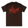 Welcome Spine T-Shirt Chocolate