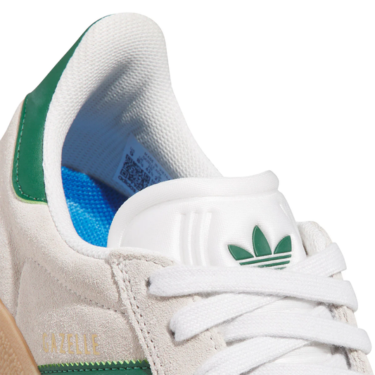 adidas Gazelle ADV Crystal White/Green/Gum, view 2