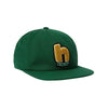HUF Moab 6 Panel Hat Forest Green