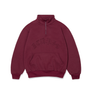 Ichpig Landmark 1/4 Zip Dark Maroon