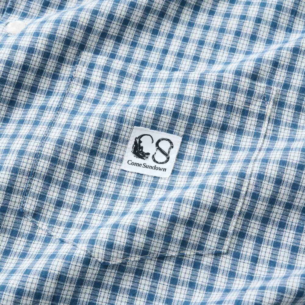 Come Sundown Found Missing Shirt Blue/White