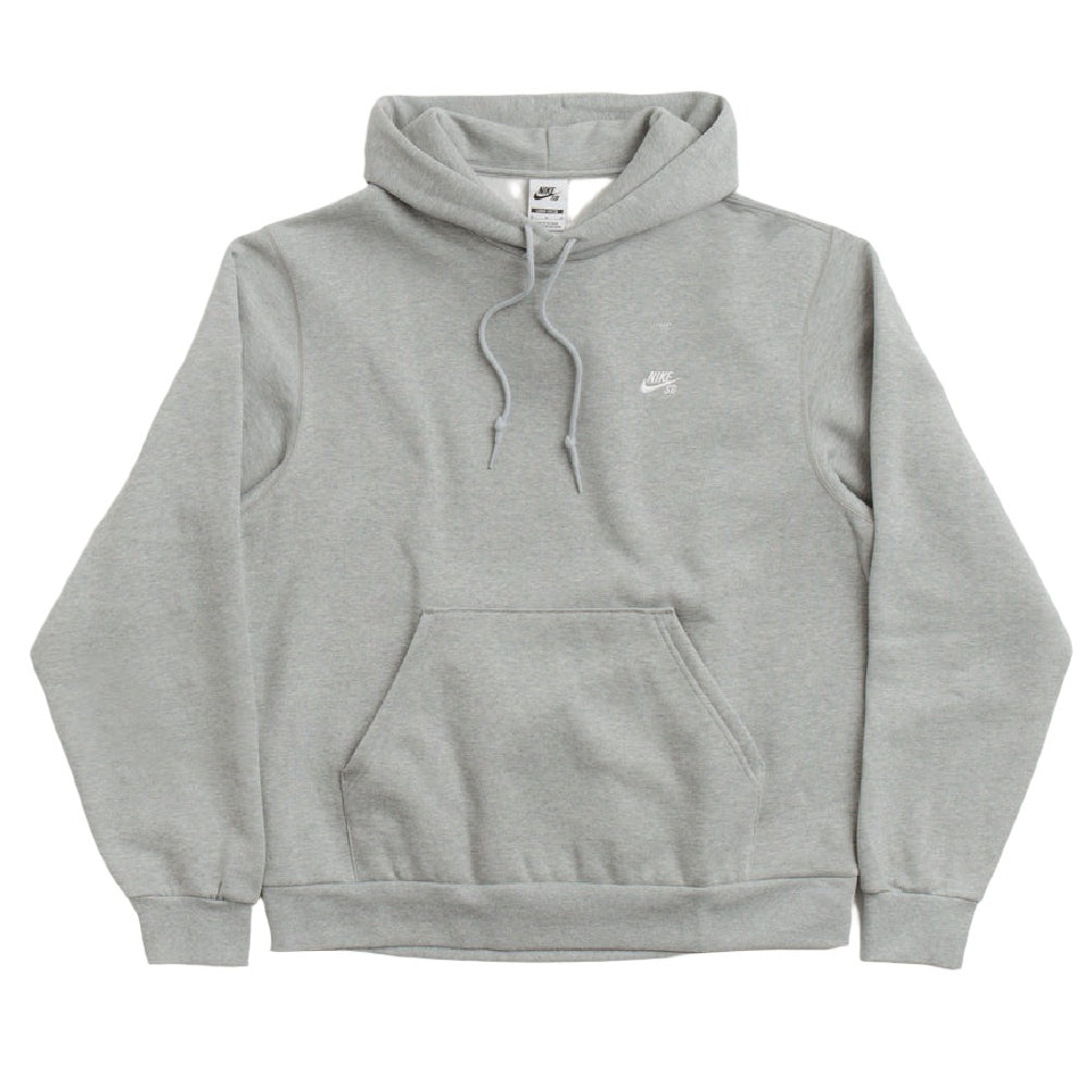 Nike SB Fleece Essential Logo Pullover Hoodie Grey – The